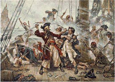 Picture Of Pirate Fight